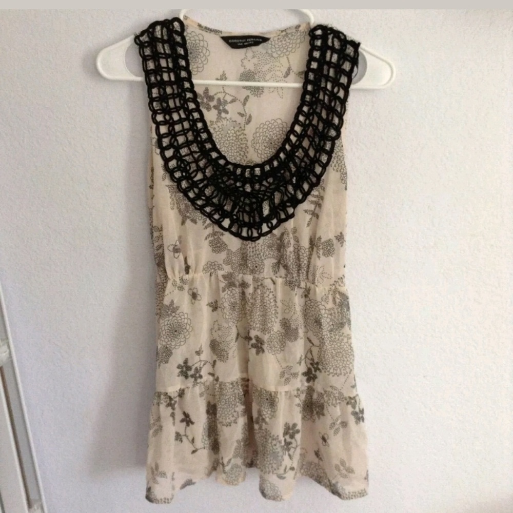 Dorothy Perkins 10 boho tank